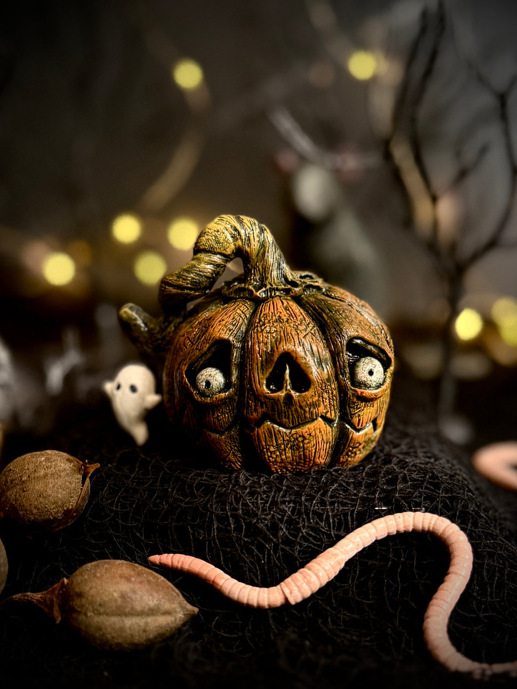 Pumpkin & Ghost Friend