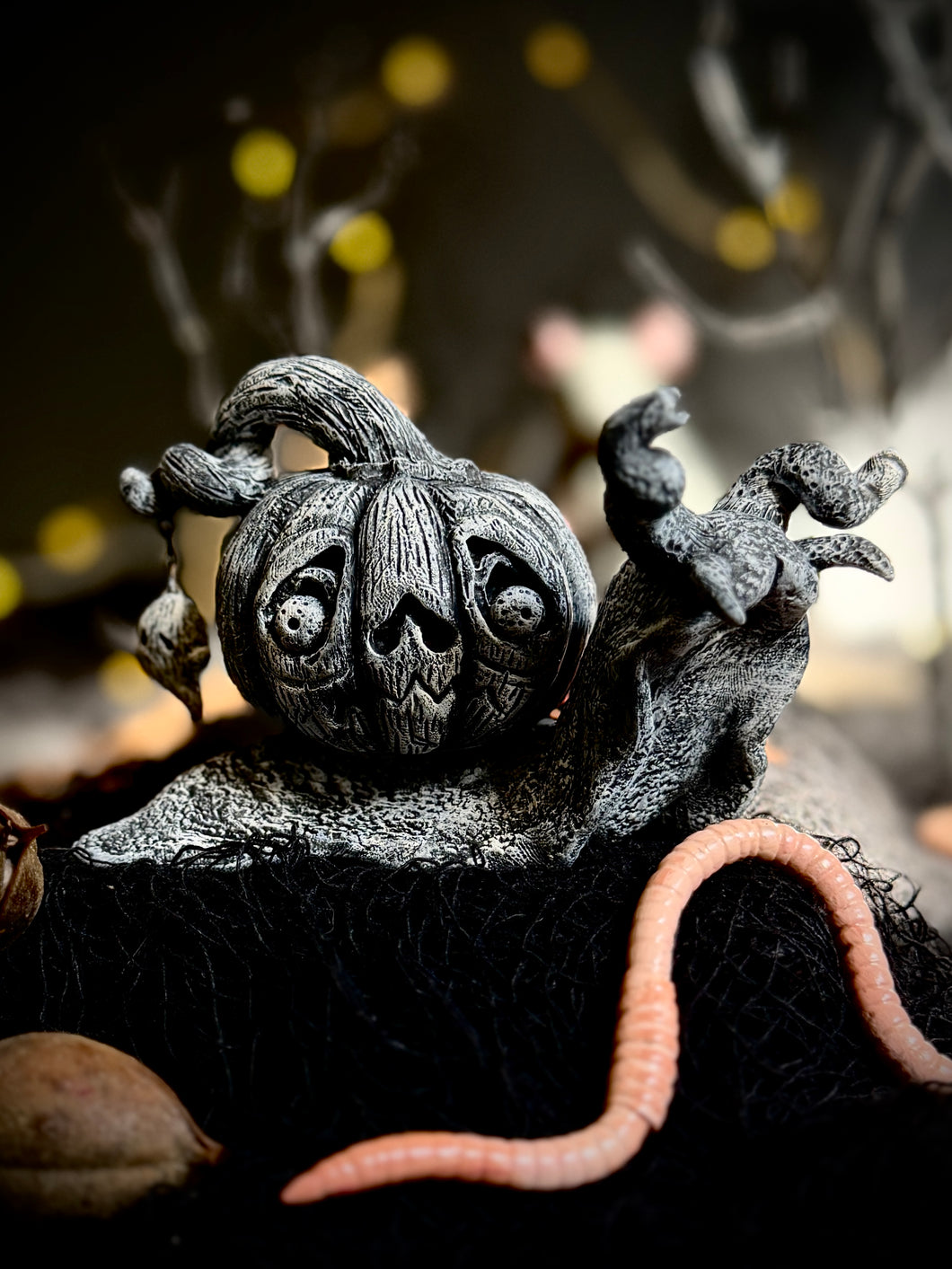 Pumpkin Snail & Ghost Friend