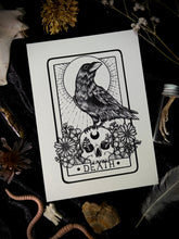 Load image into Gallery viewer, Death Tarot Card Art Print
