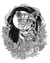 Load image into Gallery viewer, Clouded Leopard Art Print
