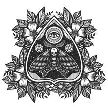 Load image into Gallery viewer, Death-Head Moth Planchette Art Print
