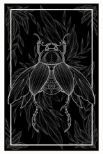 Load image into Gallery viewer, Love Beetle - Dung Beetle Art Print
