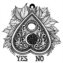 Load image into Gallery viewer, Floral Planchette Art Print
