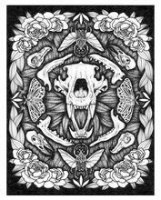 Load image into Gallery viewer, The Collector - Oddity Skull Art Print
