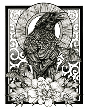 Load image into Gallery viewer, The Raven Art Print
