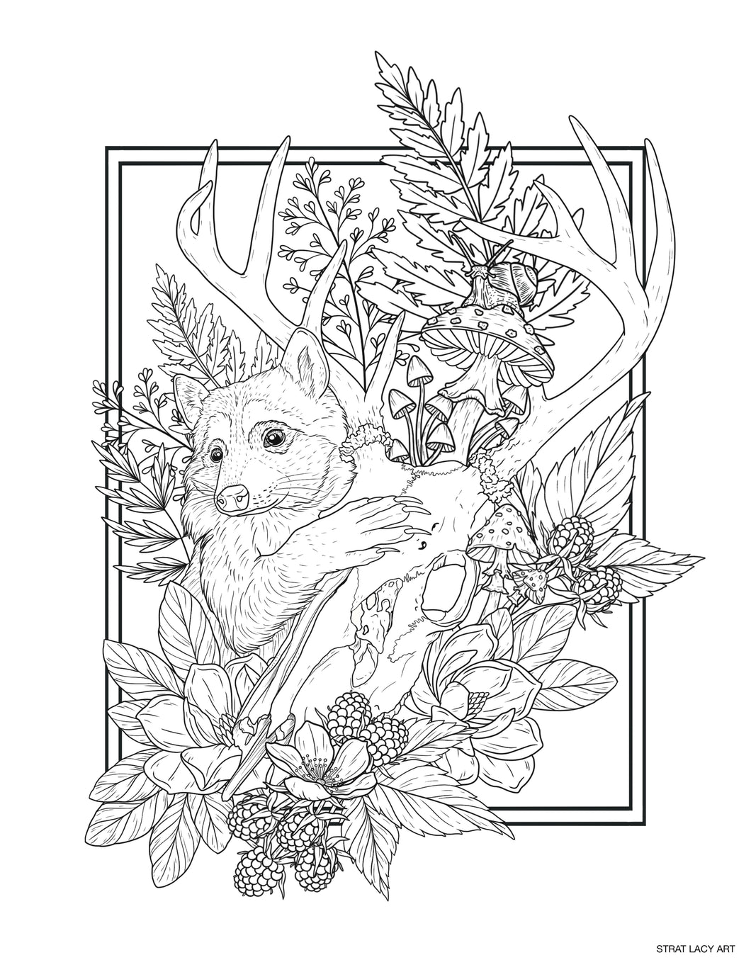 Out of the Woods Downloadable Coloring Page