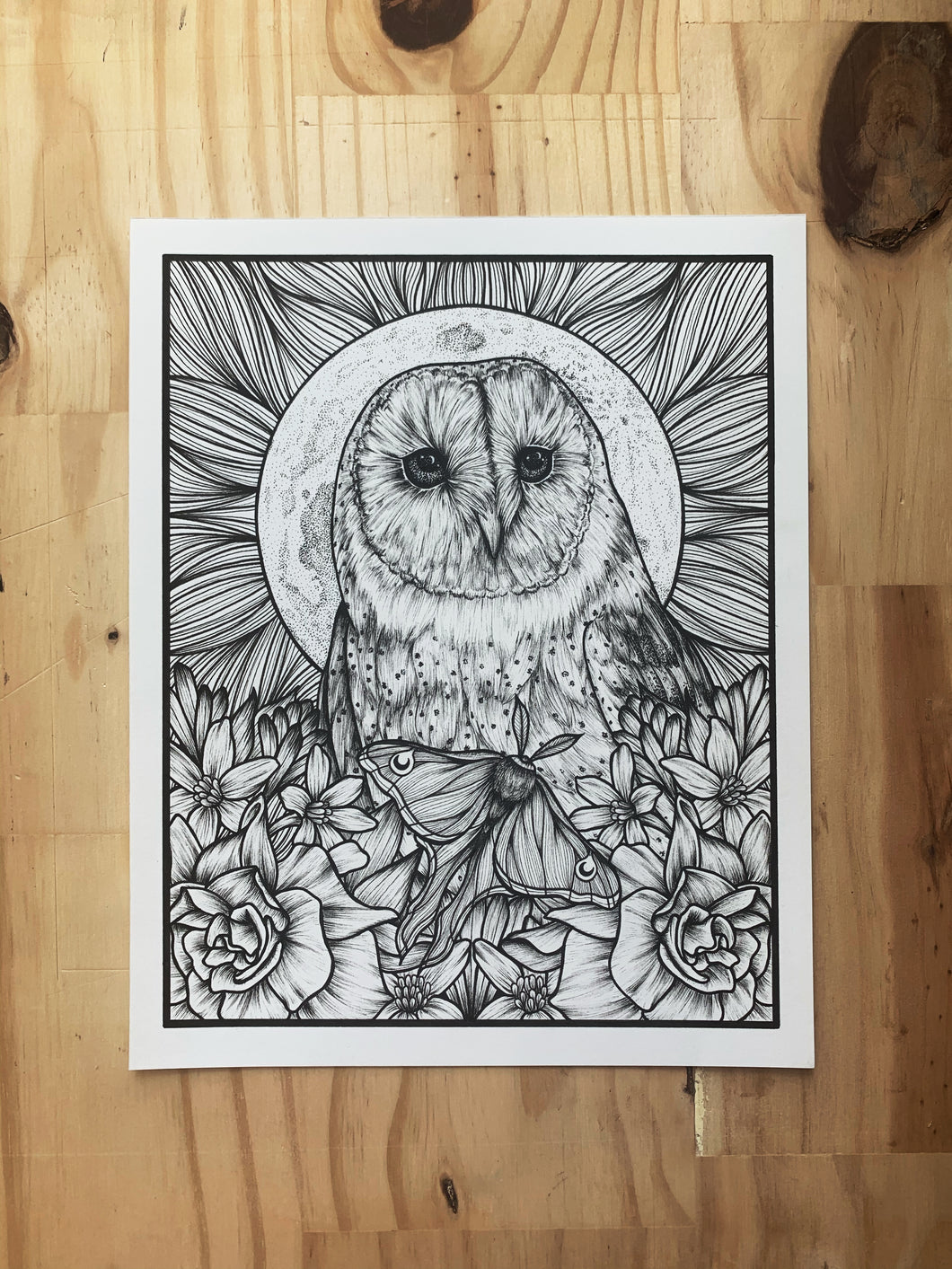 Lunar Barn Owl