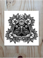 Load image into Gallery viewer, Death-Head Moth Planchette Art Print
