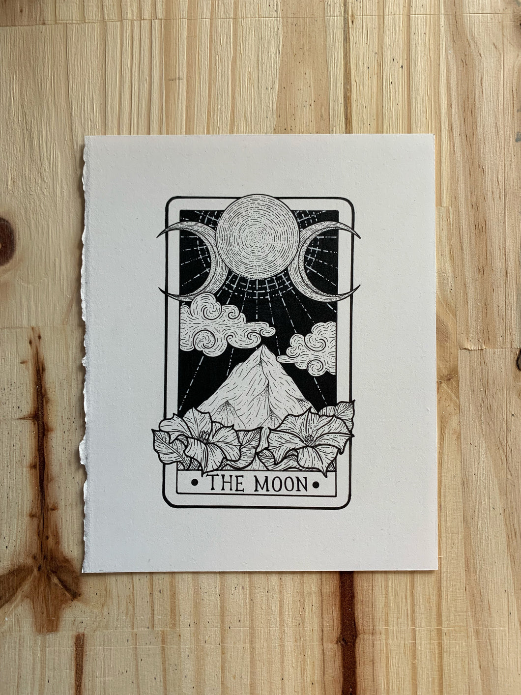 The Moon Tarot Card