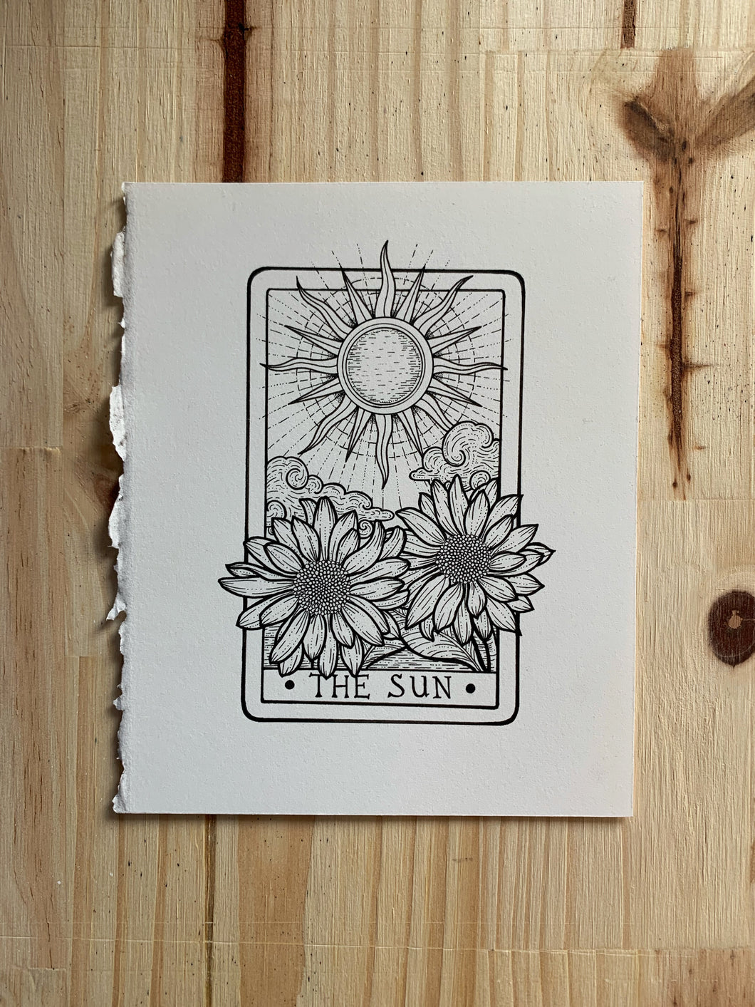 Tarot Card - The Sun | Poster