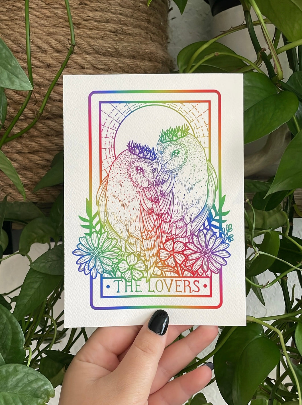 Rainbow Lovers Tarot Card