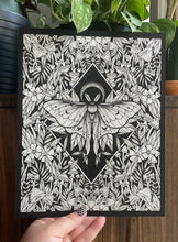 Load image into Gallery viewer, Luna Garden - Floral Luna Moth Art Print
