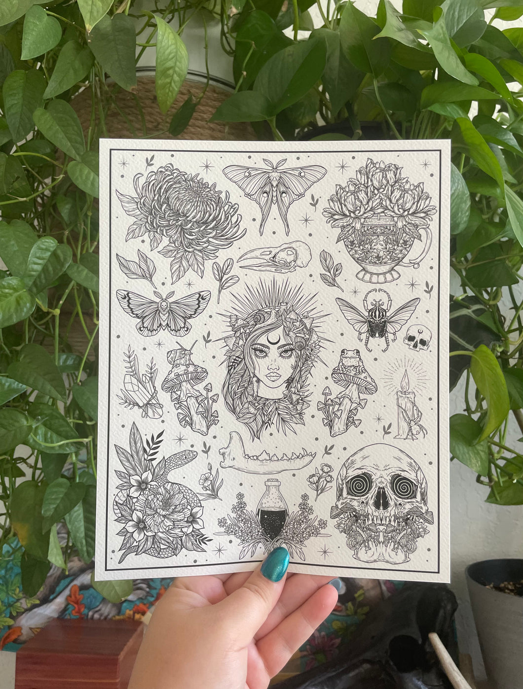 Tattoo Flash Sheet 2
